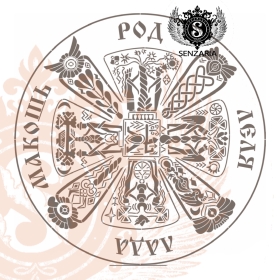 Трафарет - Календарь Древней Руси Трафарет - Календарь Древней Руси