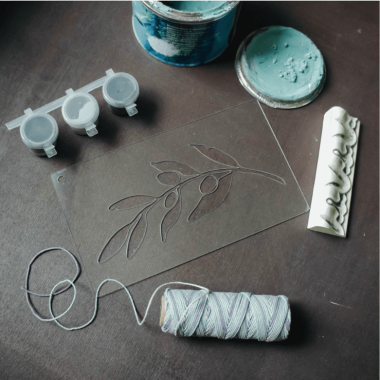 Трафарет - Олива веточка