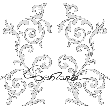 Трафарет - Изабелла виньетка