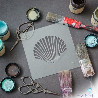 Трафарет - Ракушка