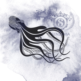 Трафарет - Осьминог